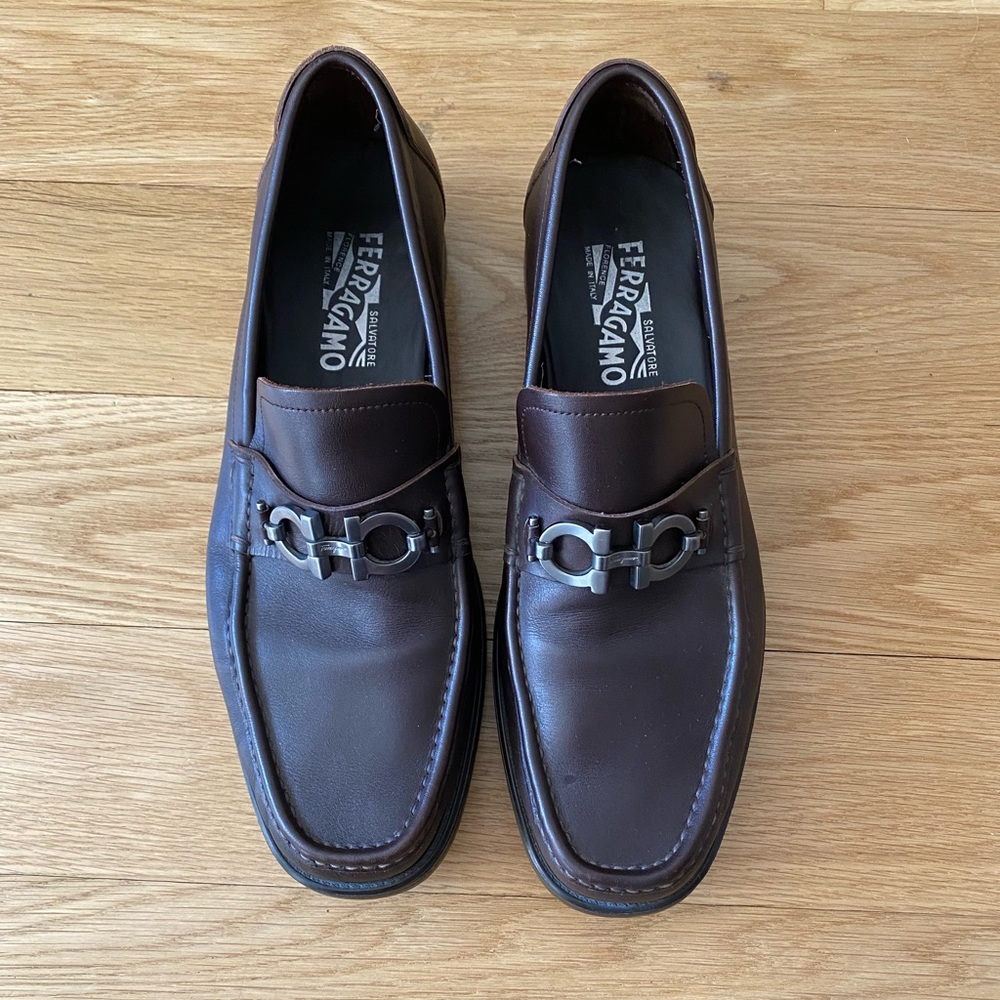 Mens Authentic Salvatore Ferragamo Loafers Size 10.5